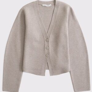 LuxeLoft Rounded Sleeve Cardigan